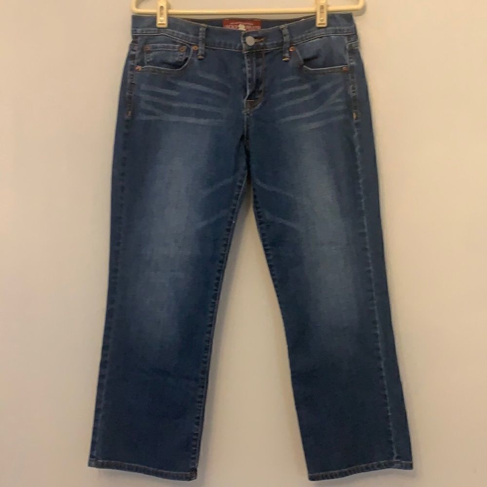 Lucky cropped denim jeans. Size 8. Inseam 23” Sweet’N Crop